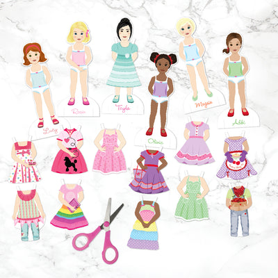 Small Paper Doll - The Paper Doll Chick