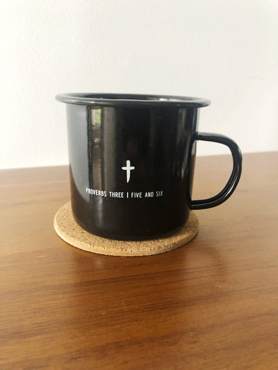 Keep Trusting Jesus Enamel Mug